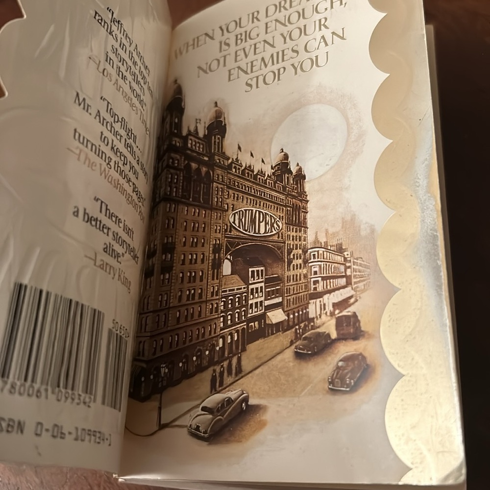 Book As The Crow Flies By Jeffrey Archer Fiction Novel - Picture 4 of 5